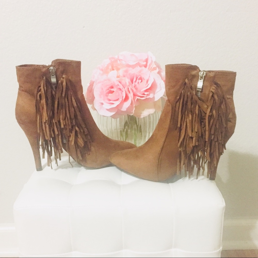 💥New French Kiss Camel Ankle Boots